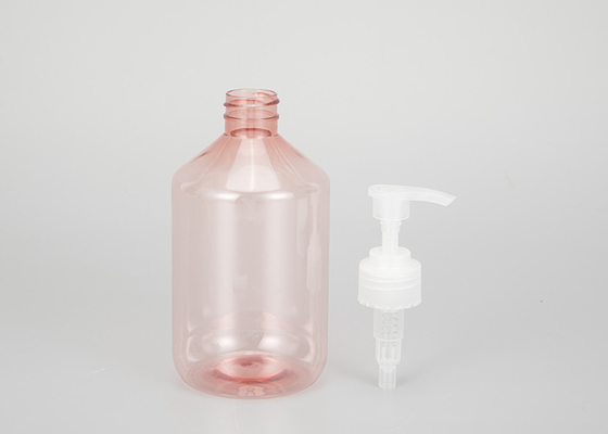 খালি রিফিলযোগ্য PET 500ml শ্যাম্পুর বোতল পাম্প সহ