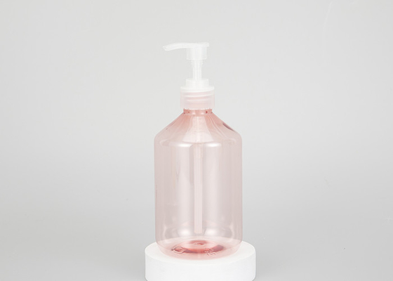 খালি রিফিলযোগ্য PET 500ml শ্যাম্পুর বোতল পাম্প সহ