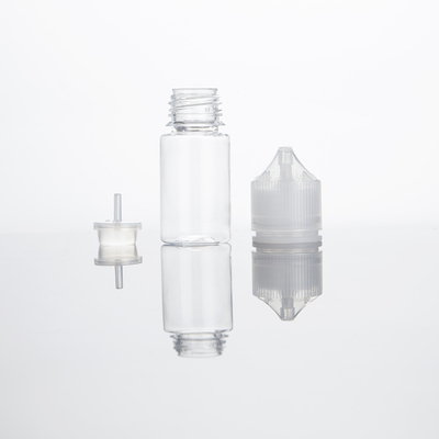 PET 15ml 30ml V3 E লিকুইড বোতল চাইল্ড টেম্পার প্রুফ ঢাকনা গোলাকার তরল বোতল