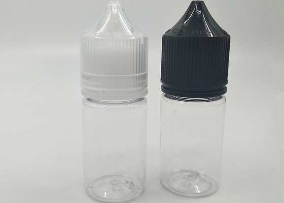 সিআরসি ক্যাপ পিইটি ফ্লেভার এলিকুইড বোতল সহ 30ml শর্ট V3 ড্রপার বোতল