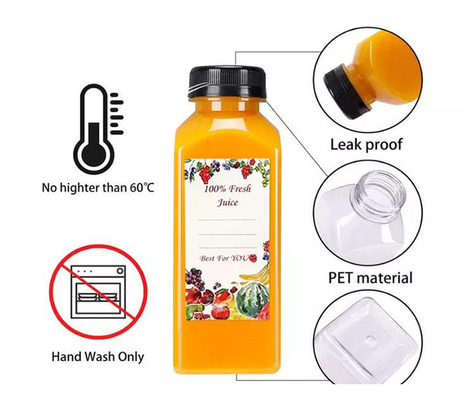 150ml 250ml 300ml 500ml খালি প্লাস্টিক স্ক্রু টপ বোতল কাস্টমাইজাবেল