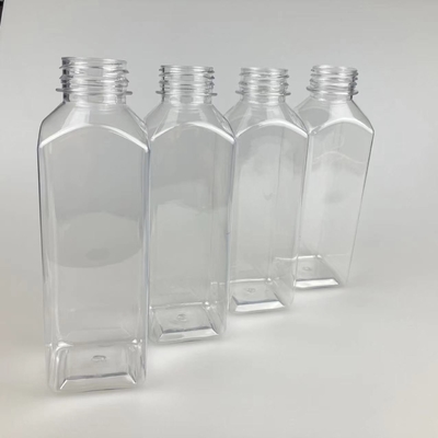 কাস্টমাইজড খালি প্লাস্টিকের রস বোতল 250ml 2oz
