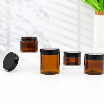 মেকআপ এবং ত্বকের যত্ন পণ্য জন্য কাস্টমাইজড 80ml প্লাস্টিকের কসমেটিক জার ধারক