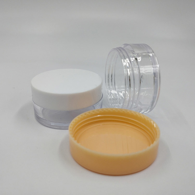মসৃণ পৃষ্ঠ প্লাস্টিকের কসমেটিক জার 10ml 15ml 30ml 60ml 80ml 100ml 120ml 150ml