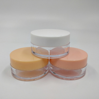 কাস্টমাইজড প্লাস্টিকের কসমেটিক জার 10ml 15ml 30ml 60ml 80ml 100ml 120ml 150ml মসৃণ পৃষ্ঠ