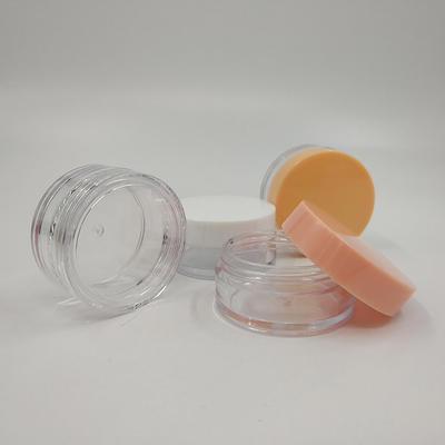 কাস্টমাইজড প্লাস্টিকের কসমেটিক জার 10ml 15ml 30ml 60ml 80ml 100ml 120ml 150ml মসৃণ পৃষ্ঠ