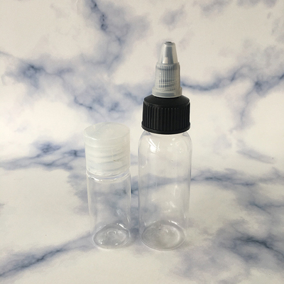 কাস্টমাইজড সিলিং স্বচ্ছ প্লাস্টিক Twist বন্ধ জার 15ml জন্য শেষ পণ্য