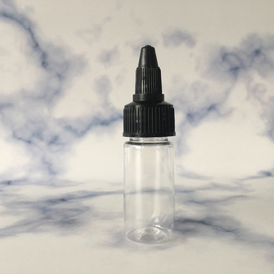 কাস্টমাইজড সিলিং স্বচ্ছ প্লাস্টিক Twist বন্ধ জার 15ml জন্য শেষ পণ্য