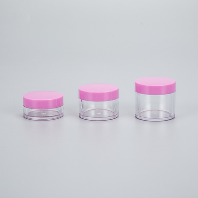 কাস্টমাইজড প্লাস্টিকের কসমেটিক জার 10ml 15ml 30ml 60ml 80ml 100ml 120ml 150ml ধারণক্ষমতা