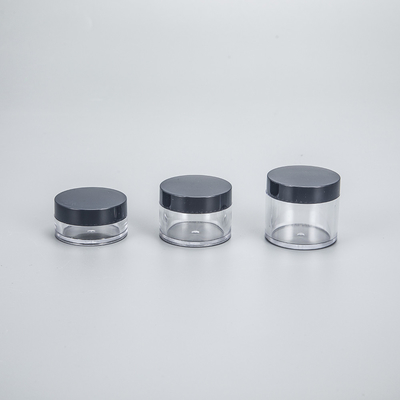 কাস্টমাইজড প্লাস্টিকের কসমেটিক জার 10ml 15ml 30ml 60ml 80ml 100ml 120ml 150ml ধারণক্ষমতা