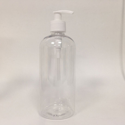 শ্যাম্পু জন্য পাম্প সঙ্গে 16oz খালি অ্যাম্বার 500ml প্লাস্টিকের পিইটি লোশন বোতল পুনরায় পূরণযোগ্য