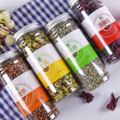 শুকনো ফুলের স্বচ্ছ জার