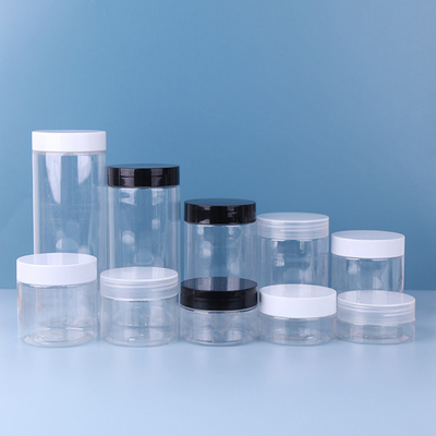 16oz স্বচ্ছ প্লাস্টিকের জার 500ml 700ml 800ml 850ml 1000ml বাদামী পিইটি জার প্লাস্টিকের পাত্রে