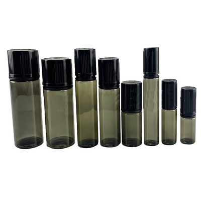 10ml-100ml পিইটি তরল ড্রপপার বোতল কাস্টম লোগো স্ক্রিন প্রিন্টিং গোলাকার আকৃতি