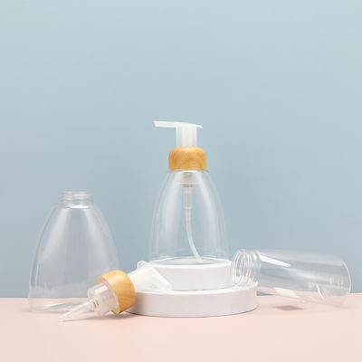 স্ক্রিন প্রিন্টিং কসমেটিক স্কিনকেয়ার প্যাকেজিংয়ের প্রয়োজনের জন্য পিইটি বডি এবং পিইটি কলার কন্টেইনার ব্যবহার করে নির্মিত প্লাস্টিকের লোশন বোতল