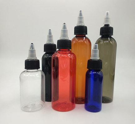 বিভিন্ন ক্ষমতা এবং শৈলী মধ্যে 15ml-100ml স্ক্রু শীর্ষ তরল প্যাকেজিং বোতল