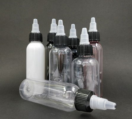 বিভিন্ন ক্ষমতা এবং শৈলী মধ্যে 15ml-100ml স্ক্রু শীর্ষ তরল প্যাকেজিং বোতল