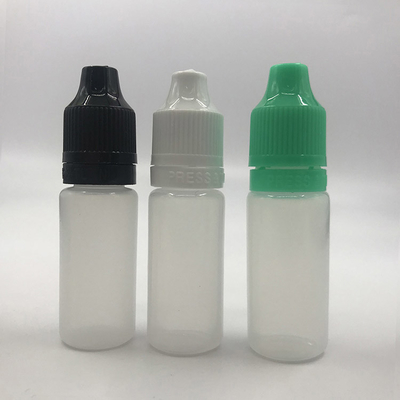 স্বচ্ছ কালো কাস্টমাইজড ড্রপার বোতল 10ml-120ml তরল সঞ্চয় করার জন্য মসৃণ পৃষ্ঠ