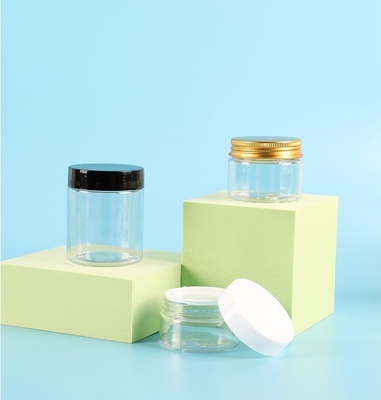 3oz-8oz কনটেইনার জারগুলি তাজা সঞ্চয়স্থান এবং প্রদর্শনের জন্য অ্যালুমিনিয়াম সিলিং সহ