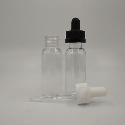 তরল সঞ্চয় করার জন্য মসৃণ পৃষ্ঠ 2oz গ্লাস ড্রপার বোতল