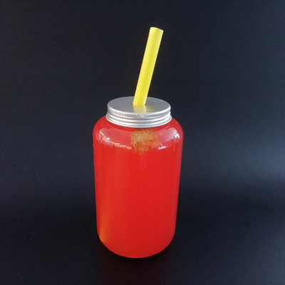 ফাঁস প্রতিরোধী স্কয়ার দুধ চা বোতল লিড এবং Ergonomic হ্যান্ডল উপর স্ক্রু সঙ্গে