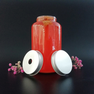 ফাঁস প্রতিরোধী স্কয়ার দুধ চা বোতল লিড এবং Ergonomic হ্যান্ডল উপর স্ক্রু সঙ্গে