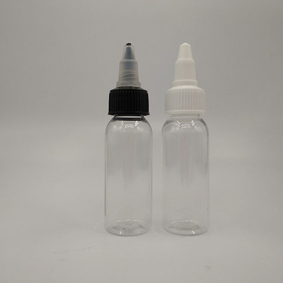 10ml-120ml কাস্টম লোগো স্ক্রু ক্যাপ মসৃণ পৃষ্ঠের সাথে 50ml গ্লাস ড্রপপার বোতল
