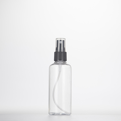 10ml-500ml খালি পিইটি প্লাস্টিকের গোলাকার পুনরায় পূরণযোগ্য স্প্রে বোতল