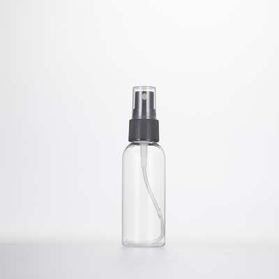 10ml-500ml ধারণক্ষমতা সহ স্বচ্ছ পিইটি প্লাস্টিকের ভ্রমণ স্প্রে বোতল