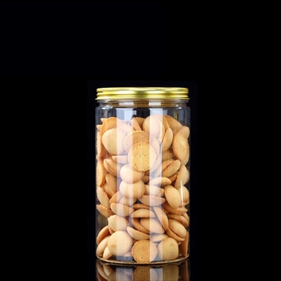 কাস্টমাইজড প্লাস্টিক সংরক্ষণের জার 2-16oz lids সঙ্গে
