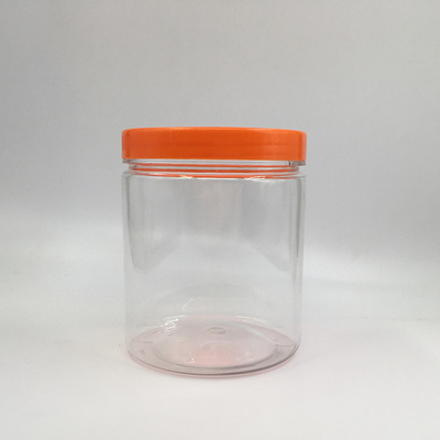 অ্যালুমিনিয়াম ফয়েল ঢাকনা সহ 2oz 8oz BPA ফ্রি ফুড গ্রেড প্লাস্টিক স্টোরেজ কন্টেইনার