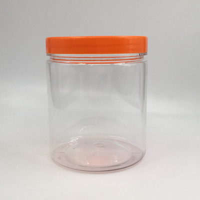 অ্যালুমিনিয়াম ফয়েল ঢাকনা সহ 2oz 8oz BPA ফ্রি ফুড গ্রেড প্লাস্টিক স্টোরেজ কন্টেইনার