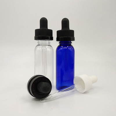 মসৃণ পৃষ্ঠ এবং স্ক্রু ক্যাপ সহ 10ml-120ml প্লাস্টিকের ড্রপপার বোতল