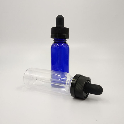 মসৃণ পৃষ্ঠ এবং স্ক্রু ক্যাপ সহ 10ml-120ml প্লাস্টিকের ড্রপপার বোতল