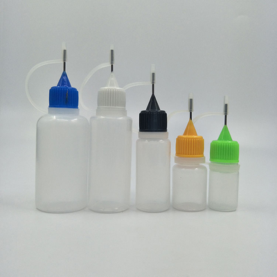 স্ক্রু ক্যাপ সহ 10ml-120ml স্বচ্ছ কালো গ্লাস ড্রপপার বোতল