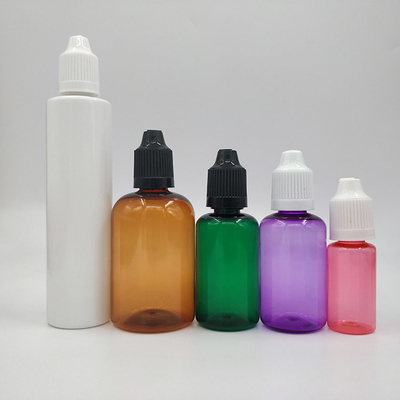 কাস্টমাইজেশন মুদ্রণ রঙিন বোতল তরল জন্য 10ml 15ml 30ml 60ml 80ml 100ml
