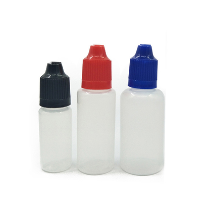 18mm Neck Size E তরল বোতল 10ml 15ml 30ml 60ml 80ml 100ml ই সিগারেটের জন্য