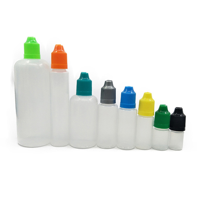18mm Neck Size E তরল বোতল 10ml 15ml 30ml 60ml 80ml 100ml ই সিগারেটের জন্য