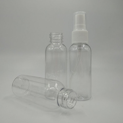গোলাকার পিইটি প্লাস্টিক স্প্রে বোতল 10ml 15ml 30ml 50ml 60m 70ml 100ml 200ml 500ml ধারণক্ষমতা