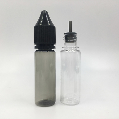 কাস্টম লোগো সহ স্বচ্ছ ই তরল বোতল 10ml 15ml 30ml 60ml 80ml 100ml