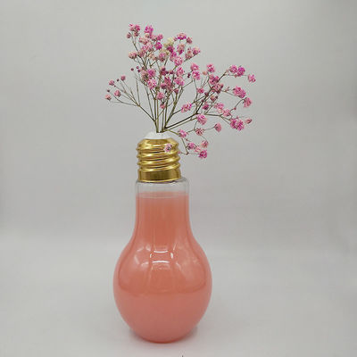 শক্তিশালী ল্যাম্প বাল্ব আকারের প্লাস্টিকের বোতল লাইট বাল্ব পানীয়ের বোতল, চাহিদা রয়েছে