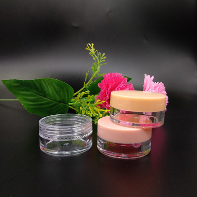 স্বচ্ছ প্লাস্টিক সৌন্দর্য জার 10ml 15ml 30ml 60ml 80ml 100ml 120ml 150ml