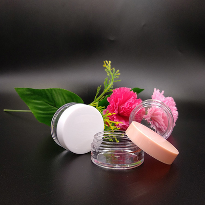 স্বচ্ছ প্লাস্টিক সৌন্দর্য জার 10ml 15ml 30ml 60ml 80ml 100ml 120ml 150ml
