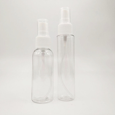 মসৃণ পিইটি প্লাস্টিক স্প্রে বোতল 10ml 15ml 30ml 50ml 60m 70ml 100ml 200ml 500ml স্বচ্ছ ভ্রমণ-বন্ধুত্বপূর্ণ