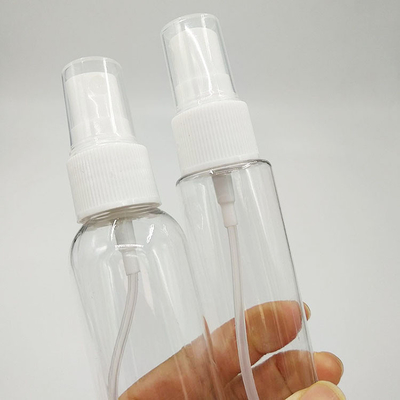 মসৃণ পিইটি প্লাস্টিক স্প্রে বোতল 10ml 15ml 30ml 50ml 60m 70ml 100ml 200ml 500ml স্বচ্ছ ভ্রমণ-বন্ধুত্বপূর্ণ