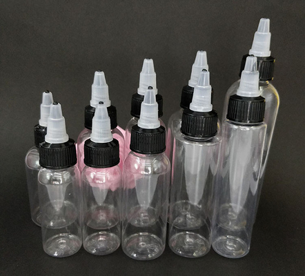 তরল জন্য বহুমুখী বৃত্তাকার বোতল 10ml 15ml 30ml 60ml 80ml 100ml ক্ষমতা