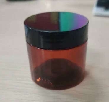 চাপ সংবেদনশীল গ্যাসকেট এবং কাস্টমাইজড প্রিন্টিং সহ 100 মিলি প্লাস্টিকের কসমেটিক জার সিলিং