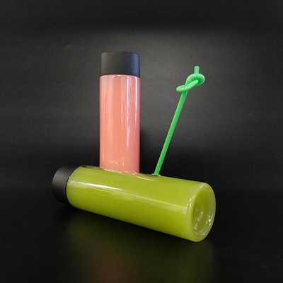 BPA মুক্ত 0.5 কেজি পরিষ্কার সিলিন্ডার জুস বোতল
