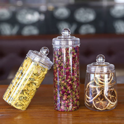 স্বচ্ছ প্যাকেজিং সমাধানের জন্য কাস্টম মুদ্রণ স্বচ্ছ প্লাস্টিকের জার