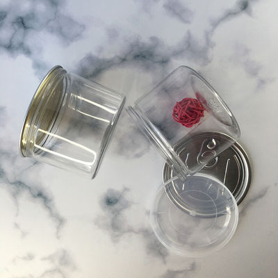 প্রতিযোগিতামূলক পোষা প্রাণী ক্যান প্লাস্টিকের জার সহজ খোলা শেষ ঢাকনা পপ ক্যান একক খাদ্য গ্রেড কাস্টমাইজযোগ্য সঙ্গে